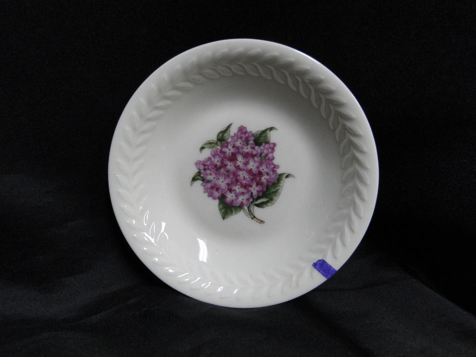 Haviland (New York) Regents Park Lilac, Purple Flower: Fruit Bowl, 5", As Is