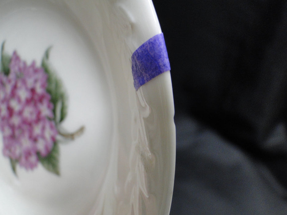 Haviland (New York) Regents Park Lilac, Purple Flower: Fruit Bowl, 5", As Is