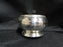 Silverplate & Cobalt Glass: Small Footed Holder w/ Blue Glass Bowl, 2"