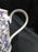 Grace's Teaware Purple Florals on White: Teapot & Lid, 7"Tall
