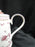 Grace's Teaware Pink Roses & Pink Band on White: Teapot & Lid, 7"Tall