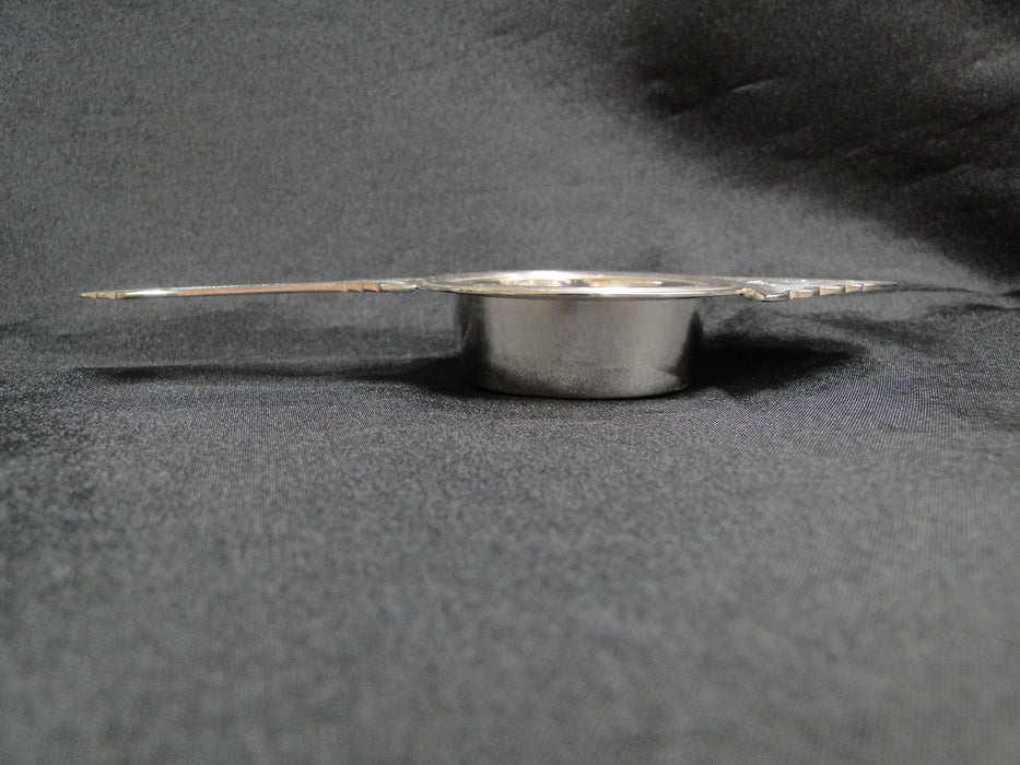 EPNS, Electroplated Nickle Silver: Tea Strainer, 6" Long x 2 1/2" Wide