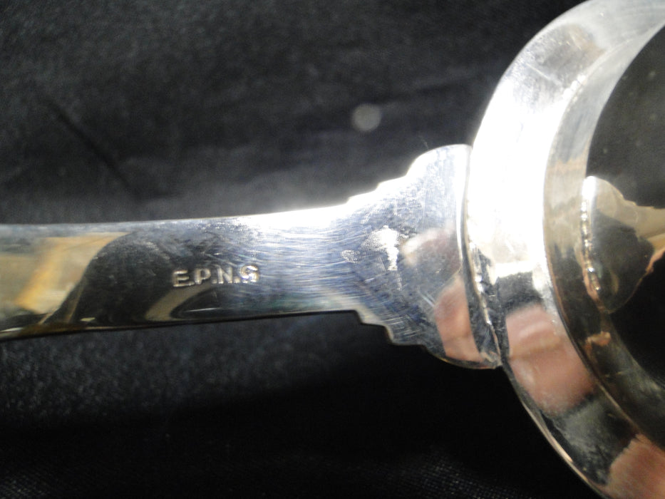 EPNS, Electroplated Nickle Silver: Tea Strainer, 6" Long x 2 1/2" Wide