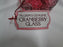 Pilgrim Bennington Cranberry Glass, Embossed: Creamer & Open Sugar Bowl Set