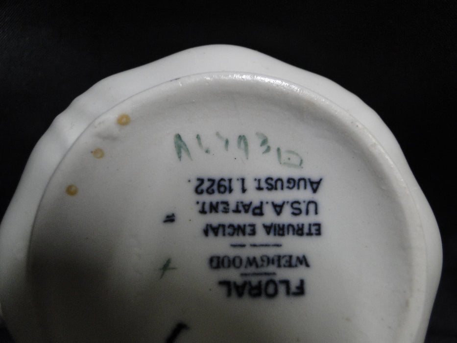 Wedgwood Floral, A6793, Flowers, Green Trim: Cup & Saucer Set (s), 2 1/4"