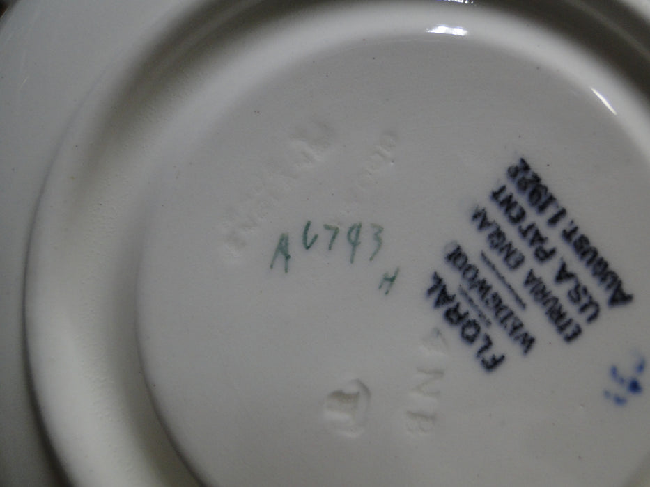 Wedgwood Floral, A6793, Flowers, Green Trim: 5 5/8" Saucer (s) Only
