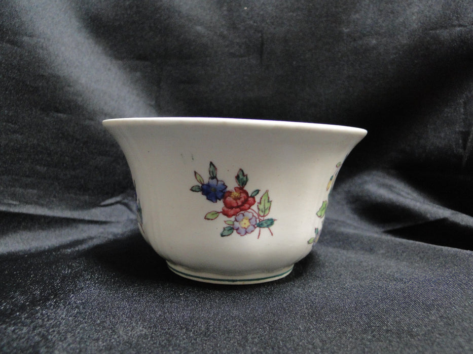 Wedgwood Floral, A6793, Flowers, Green Trim: Cup & Saucer Set (s), 2 1/4"