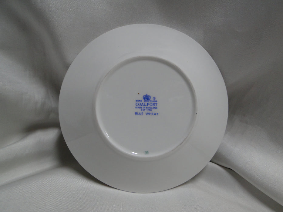 Coalport Blue Wheat, Gold Laurel on Cobalt: Flat Cup & Saucer Set (s), 2 1/4"