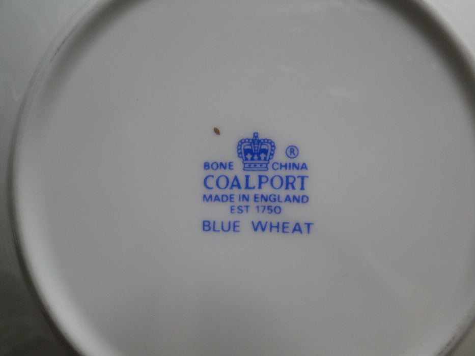 Coalport Blue Wheat, Gold Laurel on Cobalt: Flat Cup & Saucer Set (s), 2 1/4"