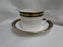 Coalport Blue Wheat, Gold Laurel on Cobalt: Flat Cup & Saucer Set (s), 2 1/4"