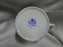 Coalport Blue Wheat, Gold Laurel on Cobalt: Flat Cup & Saucer Set (s), 2 1/4"