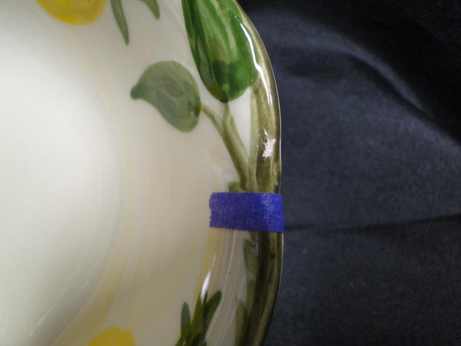 Franciscan Meadow Rose, Yellow, USA: Coupe Cereal Bowl, 6", As Is