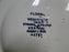 Wedgwood Floral, A6793, Flowers, Green Trim: Bread Plate (s), 6 3/8", Crazing