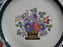Wedgwood Floral, A6793, Flowers, Green Trim: Bread Plate (s), 6 3/8", Crazing