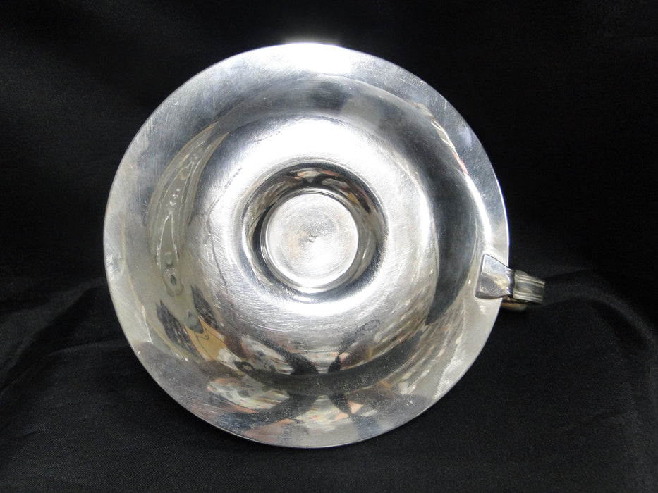 Silverplate w/ Rope Edge: Candlestick Holder w/ Thumb Rest, Hanging Snuffer