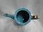 Grace's Teaware Teal w/ Gold Trim, Fluted: Teapot & Lid, 8" Tall