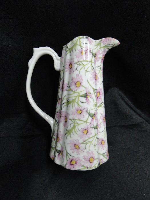 Grace's Teaware Pink Florals & Green Leaves: Serving Pitcher (s), 7 3/8" Tall