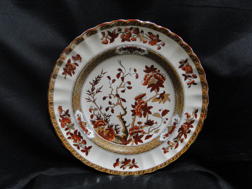 Spode Indian Tree Orange Rust: Luncheon Plate, 8 7/8", Crazing