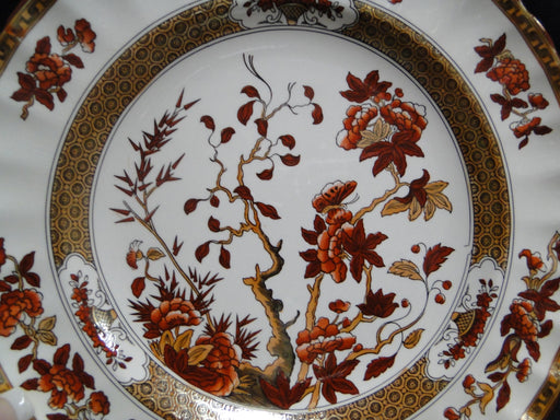 Spode Indian Tree Orange Rust: Luncheon Plate, 8 7/8", Crazing