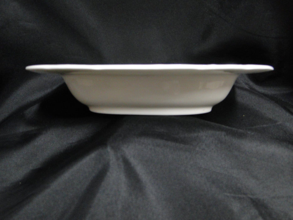 Coalport St Louis, White w/ Blue, Rust, Gold: Oval Serving Bowl, 9 3/8"