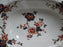 Coalport St Louis, White w/ Blue, Rust, Gold: Oval Serving Bowl, 9 3/8"