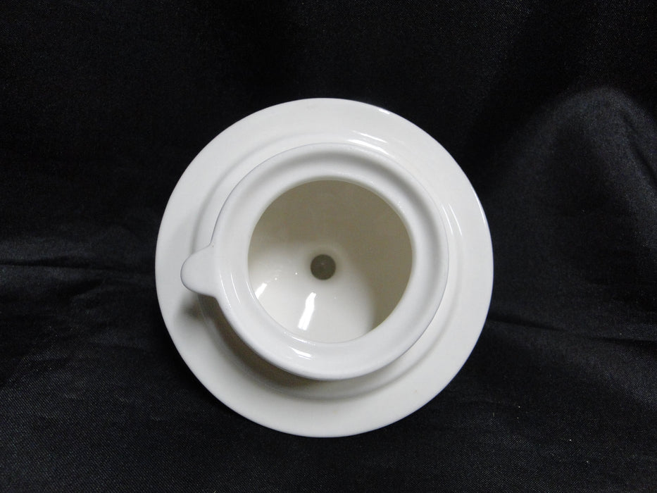 Grace's Teaware Blue Florals on White: Teapot & Lid, 7 1/4"Tall