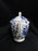 Grace's Teaware Blue Florals on White: Teapot & Lid, 7 1/4"Tall