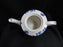 Grace's Teaware Blue Florals on White: Teapot & Lid, 7 1/4"Tall