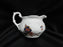 Coalport St Louis, White w/ Blue, Rust, Gold: Creamer / Cream Pitcher, 2 3/4"