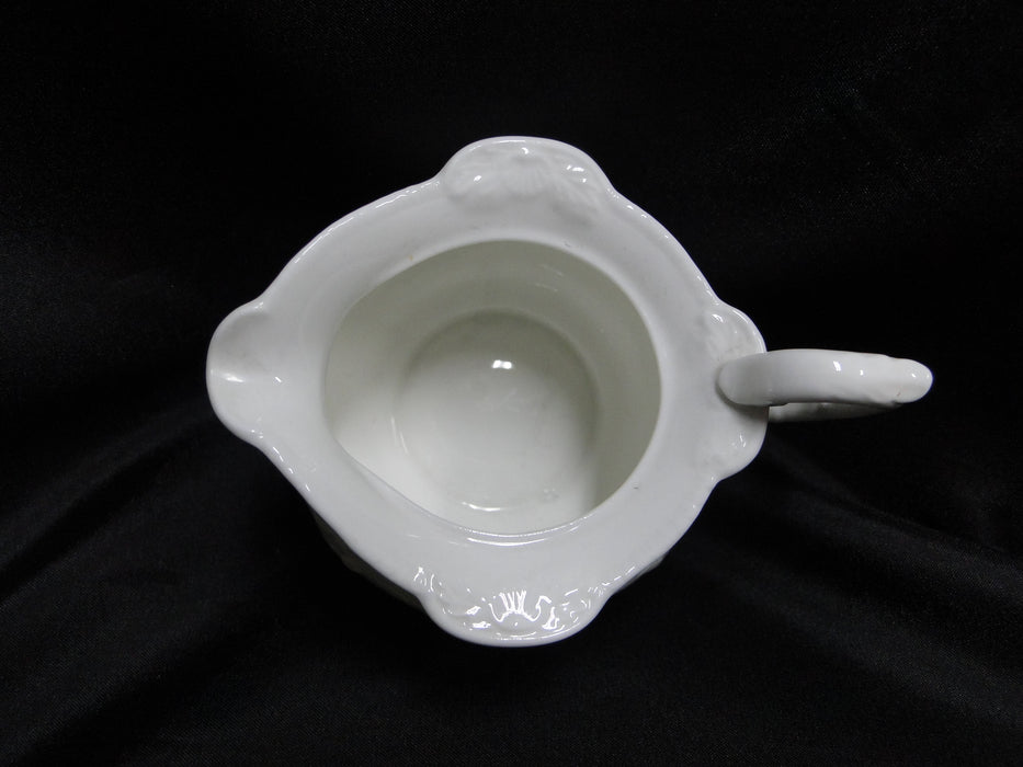 Coalport St Louis, White w/ Blue, Rust, Gold: Creamer / Cream Pitcher, 2 3/4"