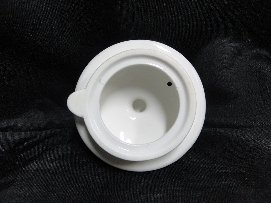Grace's Teaware White w/ Gold Design: Teapot & Lid, 6"