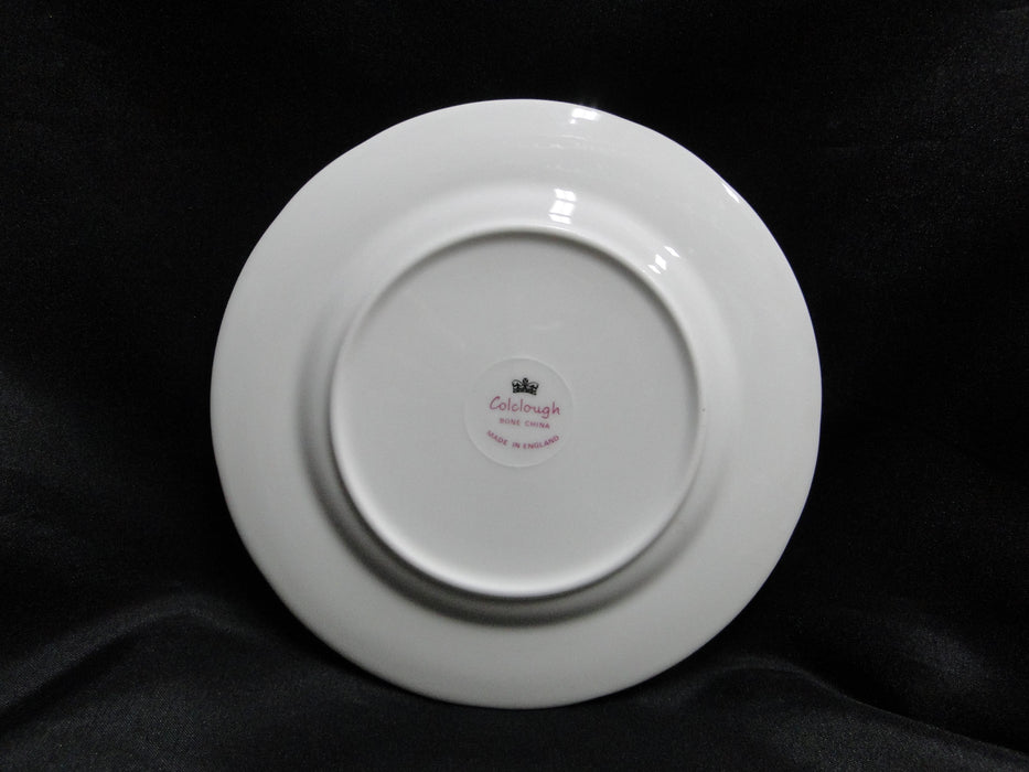 Colclough Wayside, Flowers on White: Bread Plate (s), 6 1/4"