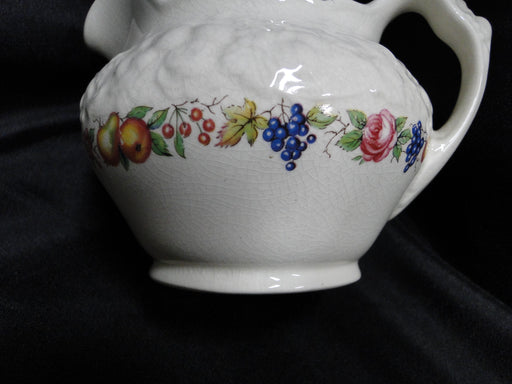 Crown Ducal Florentine Garden, Fruit: Creamer / Cream Pitcher, 3", Crazing