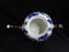 10 Strawberry Street Blue Leaves on White, Gold Spout & Lid: Teapot & Lid 5 3/4"