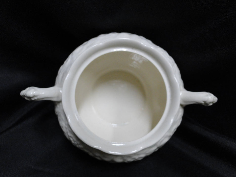 Crown Ducal Florentine Garden, Fruit: Sugar Bowl & Lid, 4", Crazing