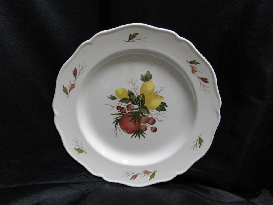 Wedgwood Drury Lane, Fruit, Leaves: Dinner Plate (s), 10", Crazing
