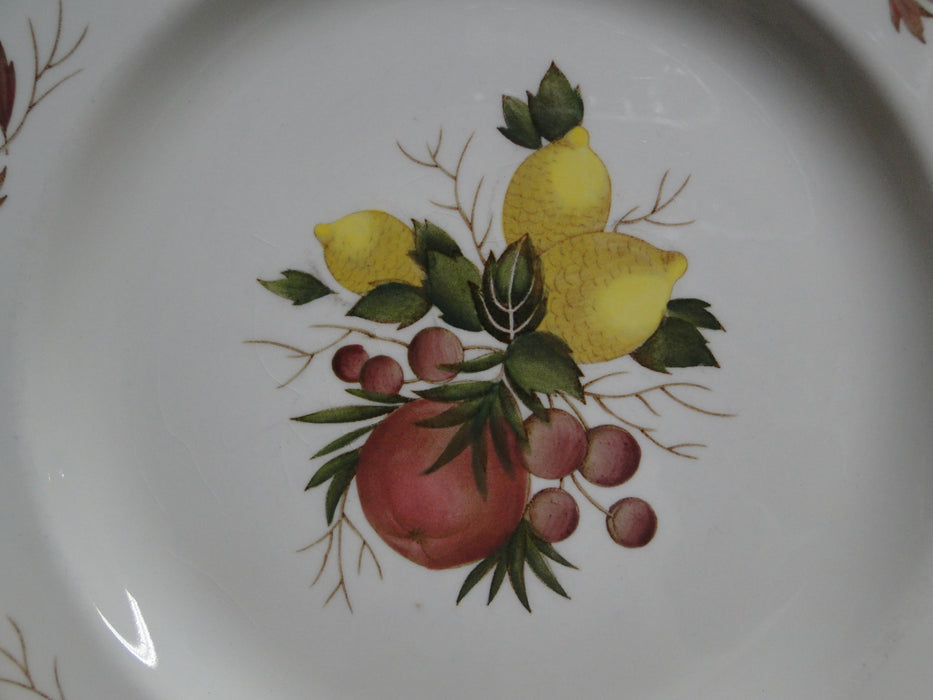 Wedgwood Drury Lane, Fruit, Leaves: Dinner Plate (s), 10", Crazing