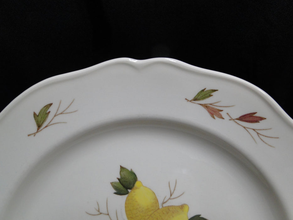 Wedgwood Drury Lane, Fruit, Leaves: Dinner Plate (s), 10", Crazing