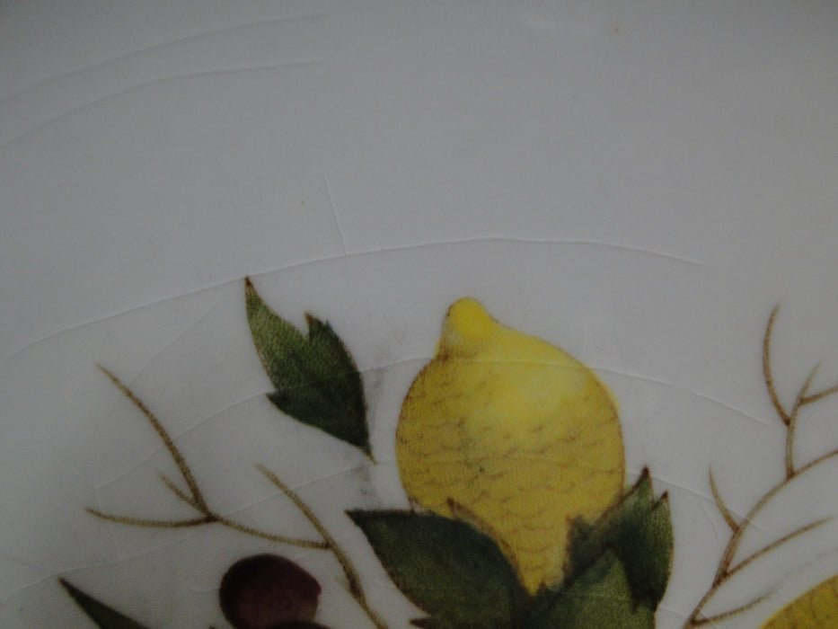 Wedgwood Drury Lane, Fruit, Leaves: Dinner Plate (s), 10", Crazing