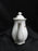 White w/ Pink Moss Rose, Gold Trim: Coffee Pot & Lid, 8 1/4" Tall