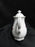 White w/ Pink Moss Rose, Gold Trim: Coffee Pot & Lid, 8 1/4" Tall