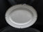 Lenox Coronet Platinum, Platinum Scrolls: Oval Serving Platter, 13 1/4"