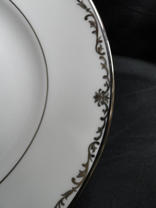 Lenox Coronet Platinum, Platinum Scrolls: Oval Serving Platter, 13 1/4"