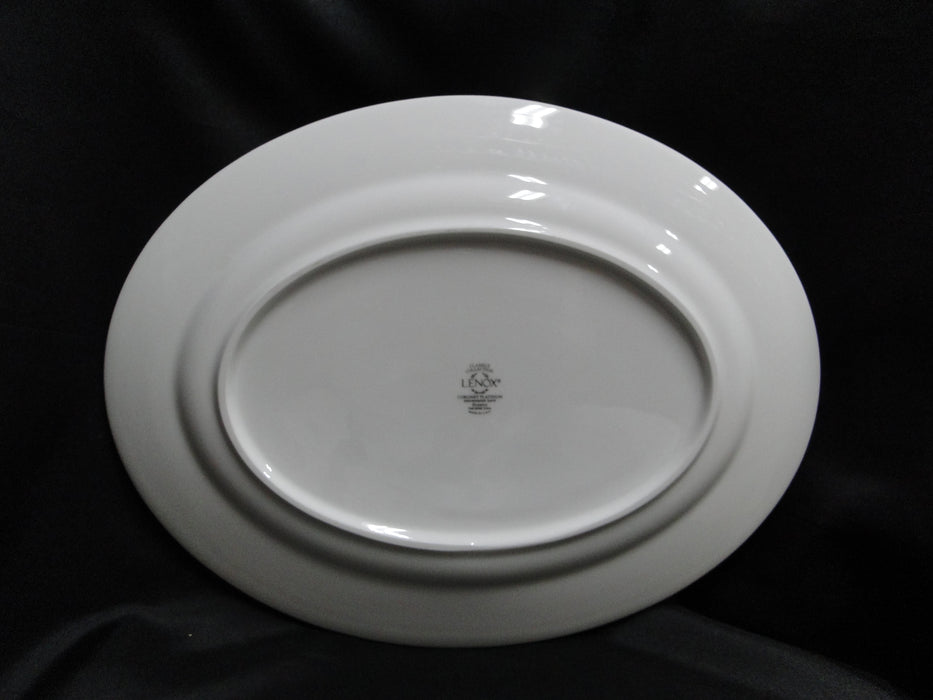 Lenox Coronet Platinum, Platinum Scrolls: Oval Serving Platter, 13 1/4"