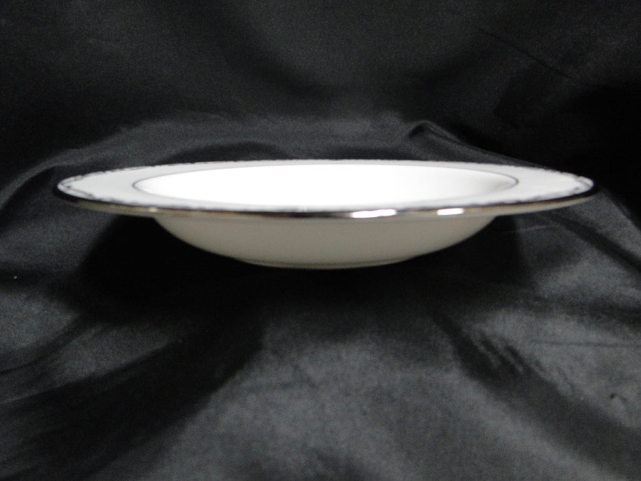 Lenox Coronet Platinum, Platinum Scrolls: Rim Soup Bowl, 9 1/8" x 1 3/8"