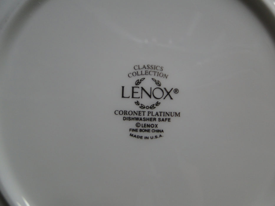 Lenox Coronet Platinum, Platinum Scrolls: Rim Soup Bowl, 9 1/8" x 1 3/8"