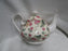 Coastline Imports Gracie China Pink Roses on Pale Yellow: Teapot & Lid, 6"