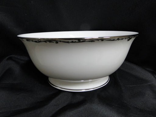 Lenox Coronet Platinum, Platinum Scrolls: Round Serving Bowl, 8 5/8" x 3 3/4"