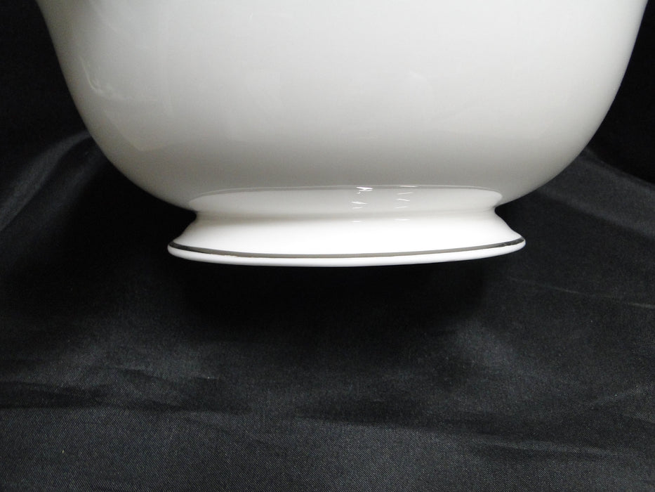 Lenox Coronet Platinum, Platinum Scrolls: Round Serving Bowl, 8 5/8" x 3 3/4"