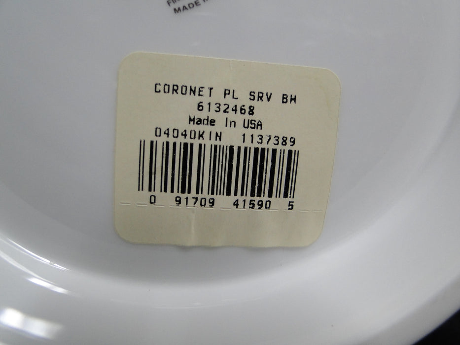 Lenox Coronet Platinum, Platinum Scrolls: Round Serving Bowl, 8 5/8" x 3 3/4"